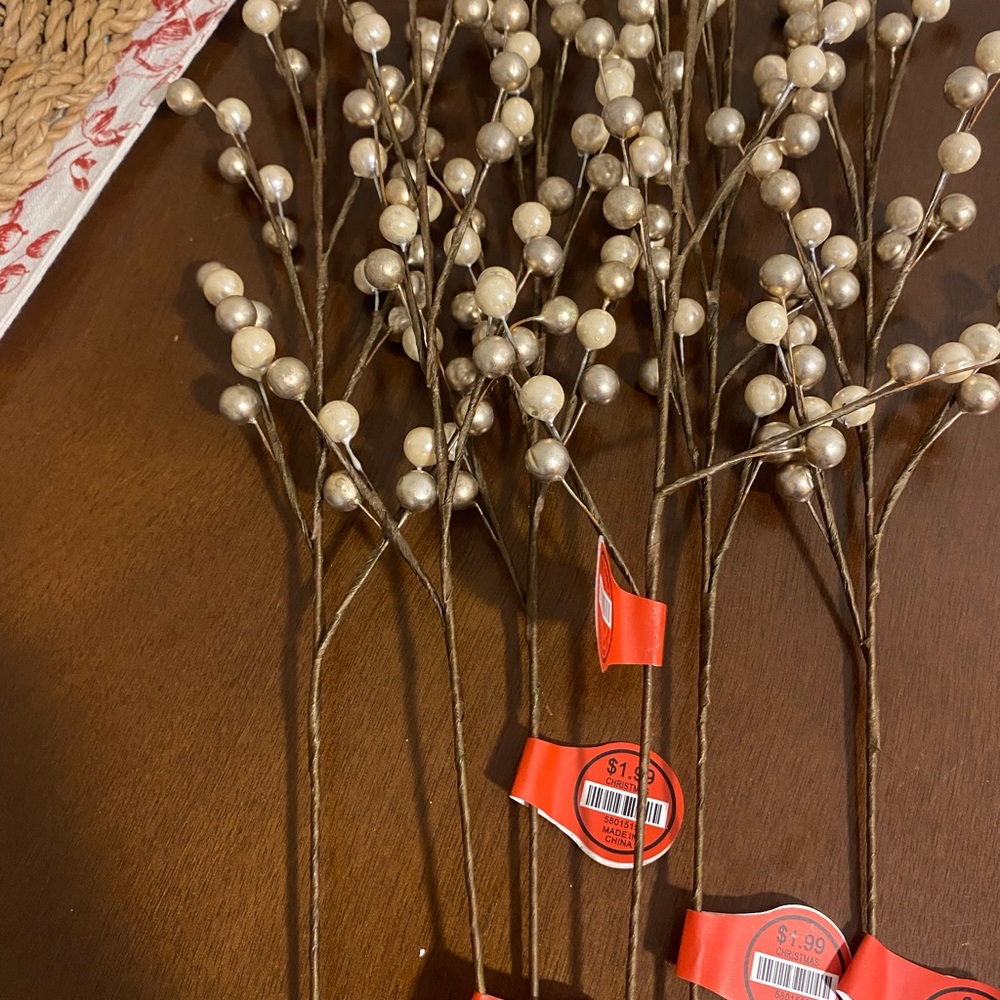Cream Berry Stems